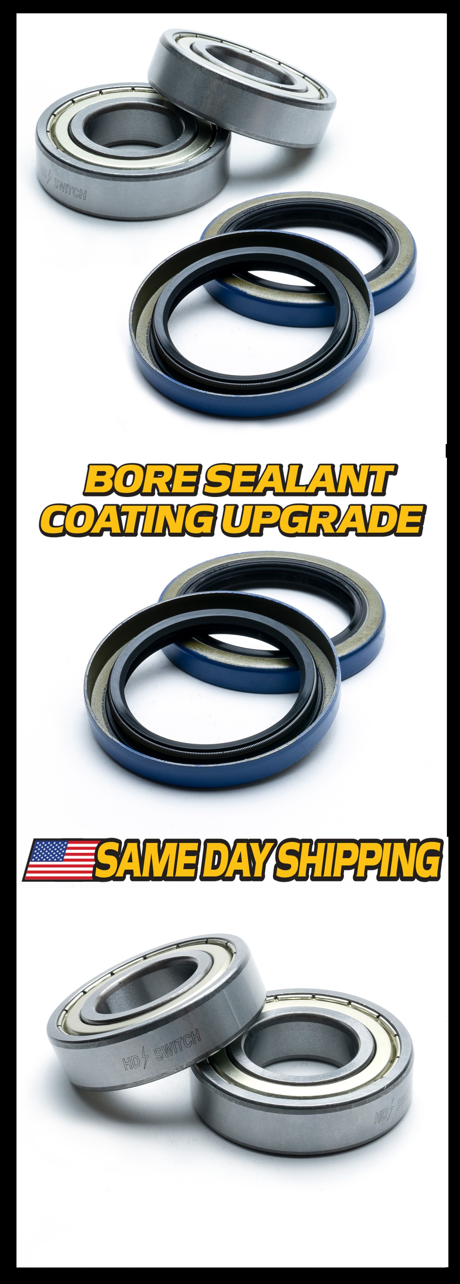 Deck Blade Spindle Bearing & Seal Rebuild Kit fits MTD Dewalt X548